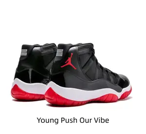 All Black Gloss Mid Top Sneakers White Midsole Bright Red Outsole Unisex Street Shoes