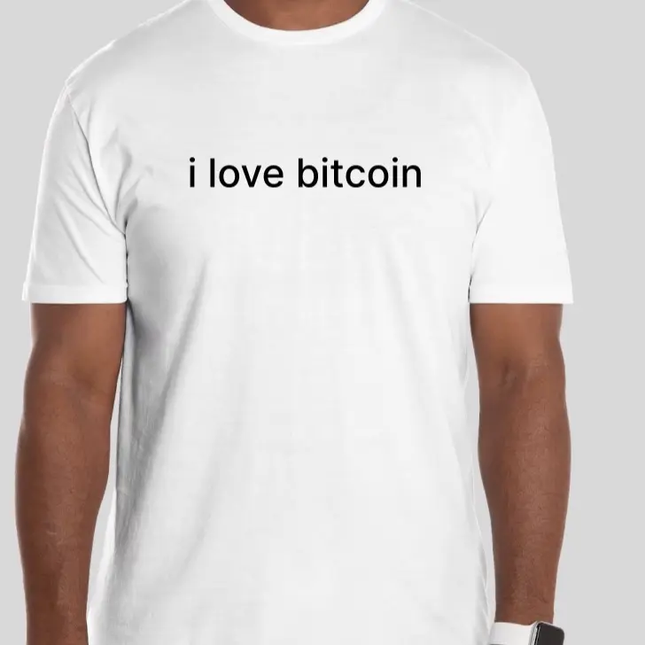 I love bitcoin shirt
