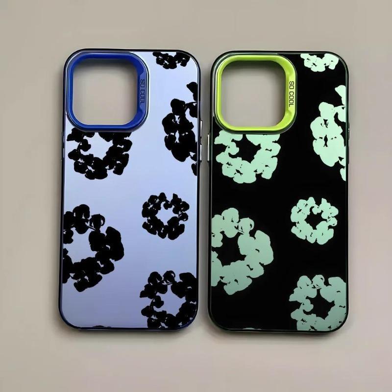 Luxury D-Denim T-Tears Phone Case for iPhone 17 Pro Max 16 15 Plus 14 13 Pro 12 11, Anti-Scratch Military-Grade Drop Protection Slim Cover Cellphone Protective