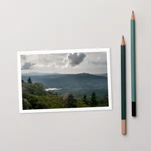 Forest Landscape Photograph on Standard Postcard Mail Custom Nature cards