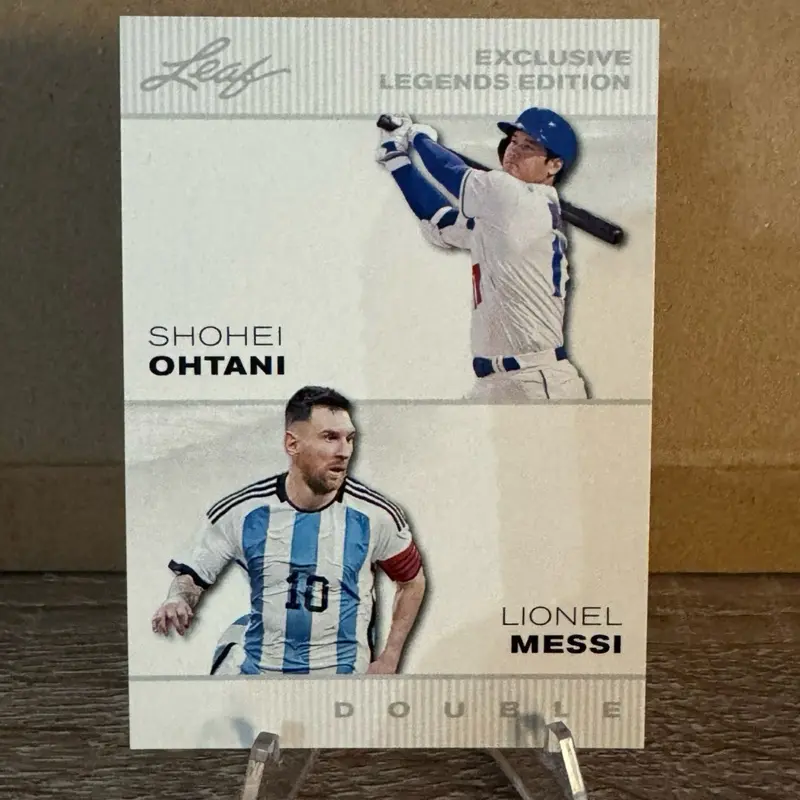 Ohtani/Messi Exclusive Legends Edition Leaf (Double) 2023