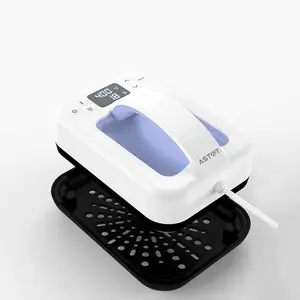 AST&T Portable Heat Press Machine, Mini Heat Press Machine, Shirt Press Machine for T Shirts, Hats, Steam Press Iron, Handheld Garment Steamer, Wireless Iron, Travel Steam Iron, Heating Transfer Projects, Household Appliances