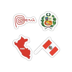 Peru Stickers, peruvian stickers, Marca Peru, peruvian flag sticker Vinyl Decor