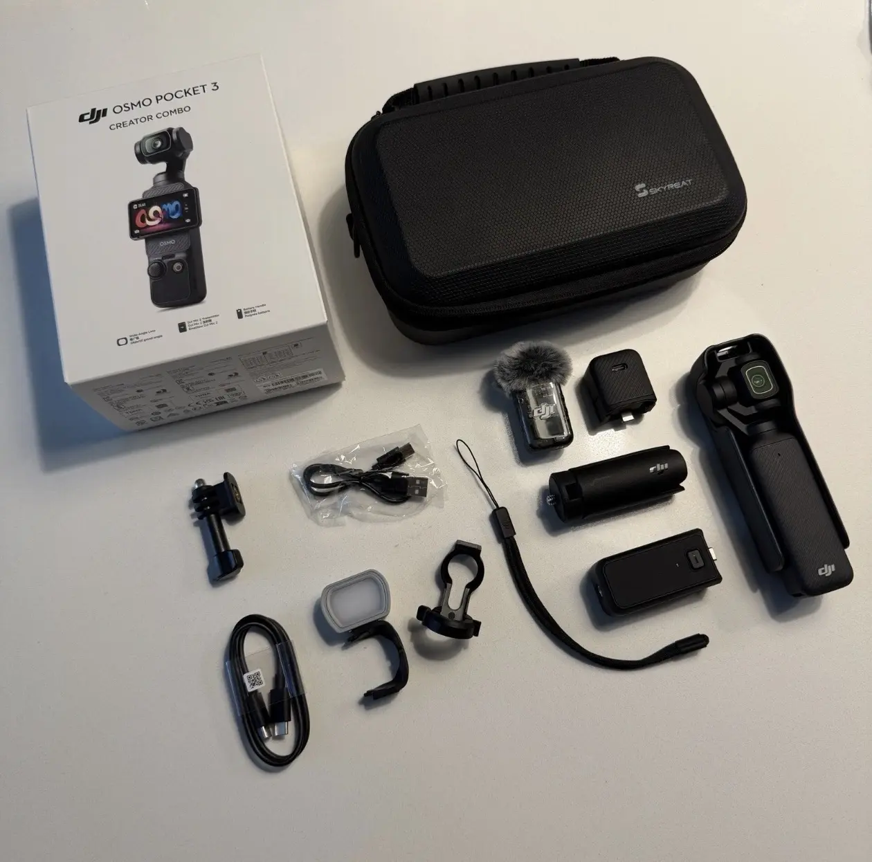 DJI Osmo Pocket 3 Creator Combo 3-Axis Stabilized 4K Handheld Action Camera
