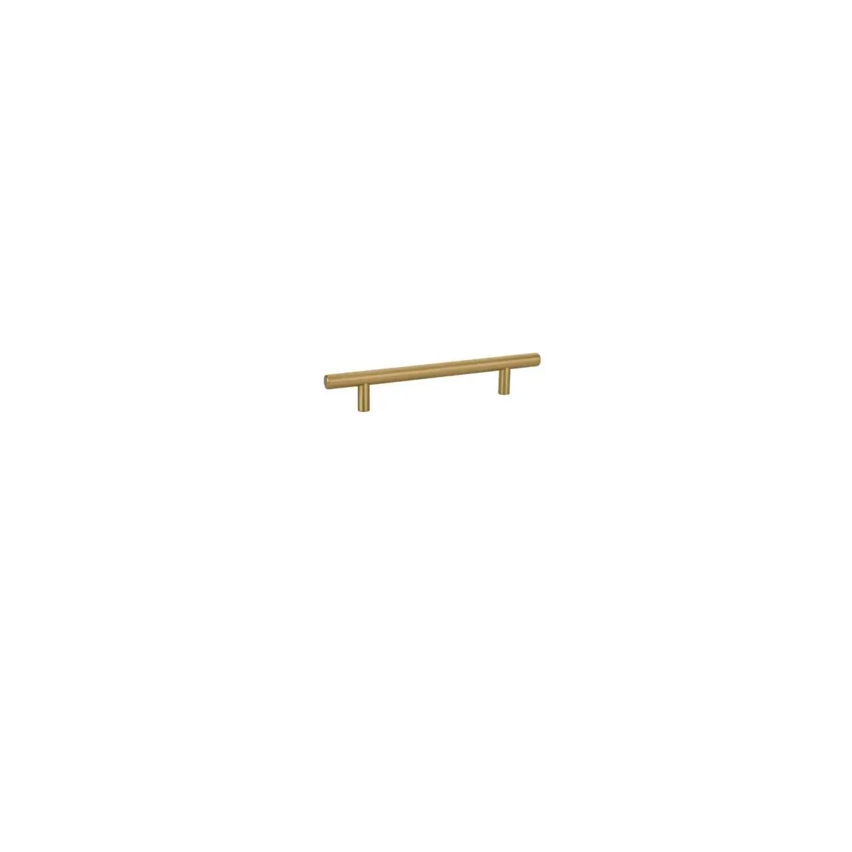 Emtek 86361US4 Modern Cabinet Pull, 5 inches Center Bar, Satin Brass Door Hardware