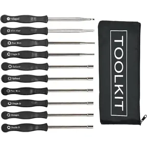 Pack of 10 Carburetor Adjustment Tool Screwdriver Kit for Most 2-Cycle Small Engine Trimmers, Chainsaws, and Leaf Blowers