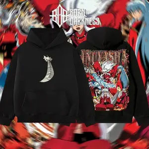 [BOD.Eclipse] Inuyasha Vintage Unisex Oversize Anime Manga Acid Washed Lightweight Cotton T-shirt, Anime Merch, Gift For Anime Fan, Weeaboo