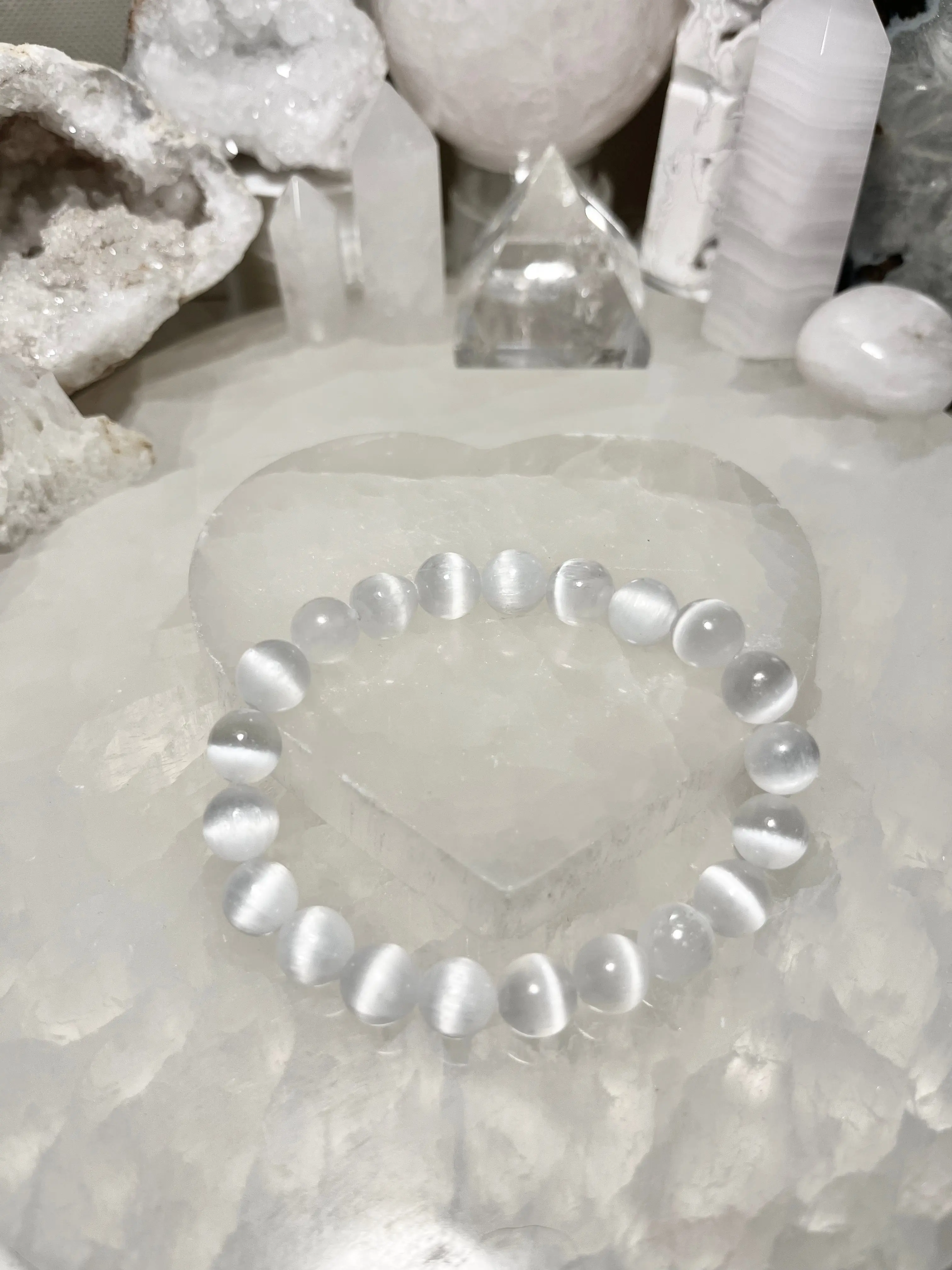 Genuine Selenite Crystal Bracelet