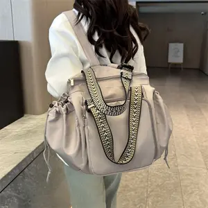 This is a versatile backpack that is suitable for multiple scenarios. a travel bag, a baby care bag, a gym bag, etc. With a large capacity, this multi-functional bag meets various needs for different occasions. Li bookbag ghtweight Casual Daypack bookbags