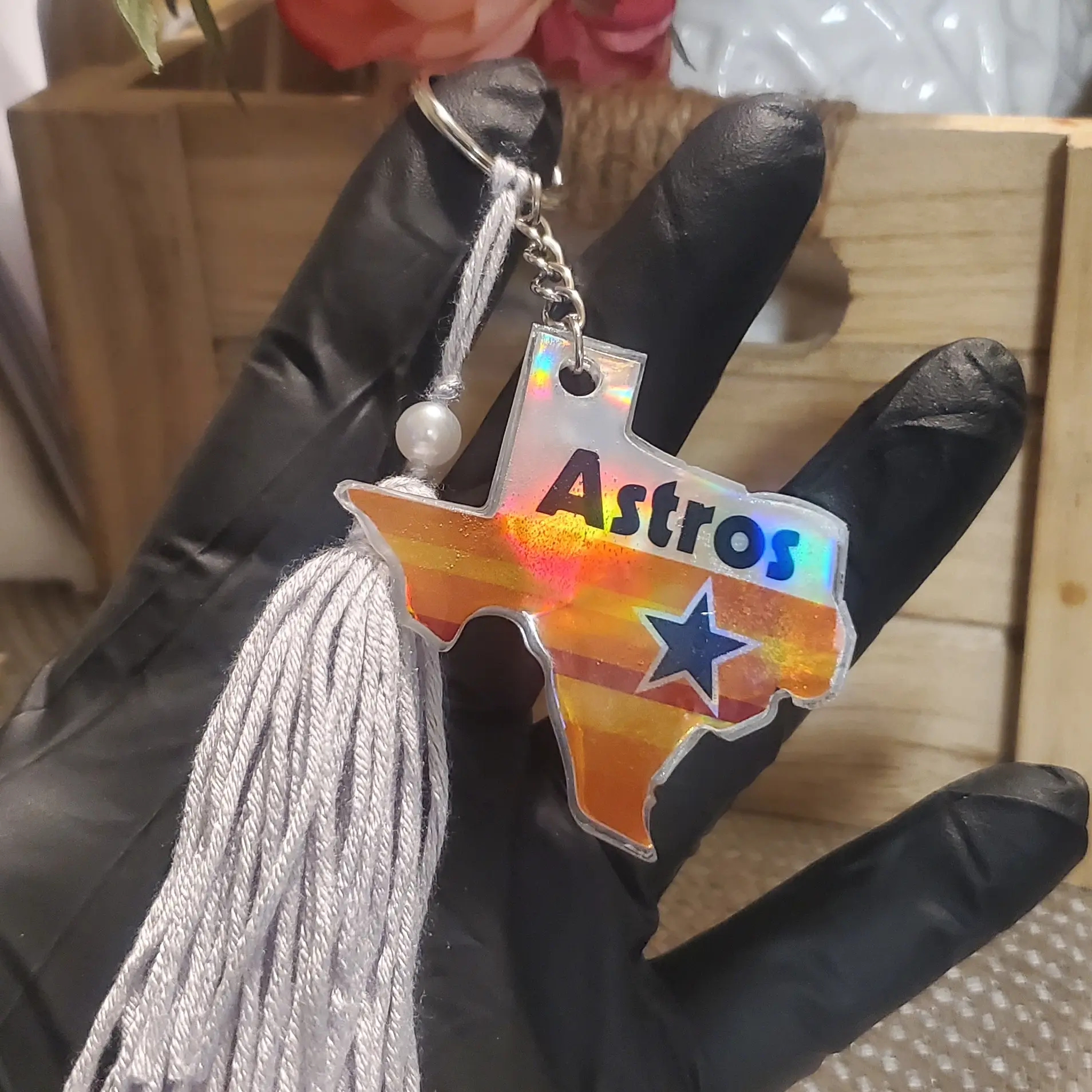 Astros Houston Texas Keychain