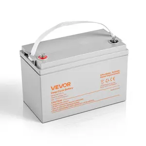 VEVOR Deep Cycle Battery, 12V 100 AH, AGM Marine Rechargeable Battery, High Self-Discharge Rate 800A Current, for RV Solar Marine Off-Grid Applications UPS Backup Power SystemVEVOR Super Brand Day