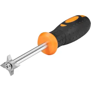 Golf Club Groove Sharpener, Re-Grooving Tool and Cleaner for All Irons Pitching Sand Lob Gap and Approach Wedges, Generate Optimal Backspin, Groove Repair Tool, Tungsten Carbide Head