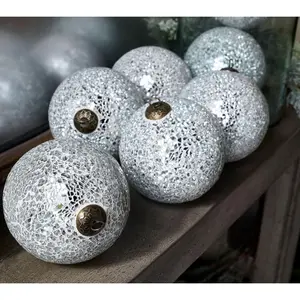 Primrose Hill Set of 9 Mercury Glass Ornaments