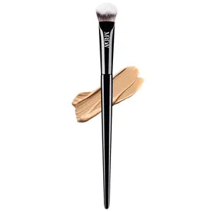 Oval concealer paw brush, Pro makeup brushes, angled for seamless application, beauty tool for foundation & eyeshadow