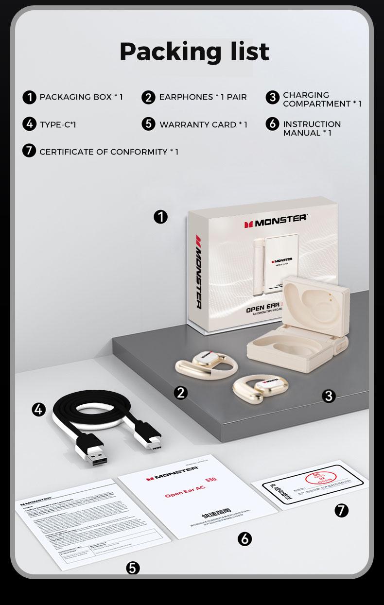 Monster Ear Buds - Headphones Bluetooth with Dual-Fold Design, Noise Isolation - 145H Playtime Wireless Earbuds Bluetooth 6.0, IPX5 Waterproof & Sweatproof Wireless Headphones, Headset Ideal Traveling Gadgets & Electronic Gifts for Men and Women Monster Ear Buds - Headphones Bluetooth with Dual-Fold Design, Noise Isolation - 145H Playtime Wireless Earbuds Bluetooth 6.0, IPX5 Waterproof & Sweatproof Wireless Headphones, Headset Ideal Traveling Gadgets & Electronic Gifts for Men and Women