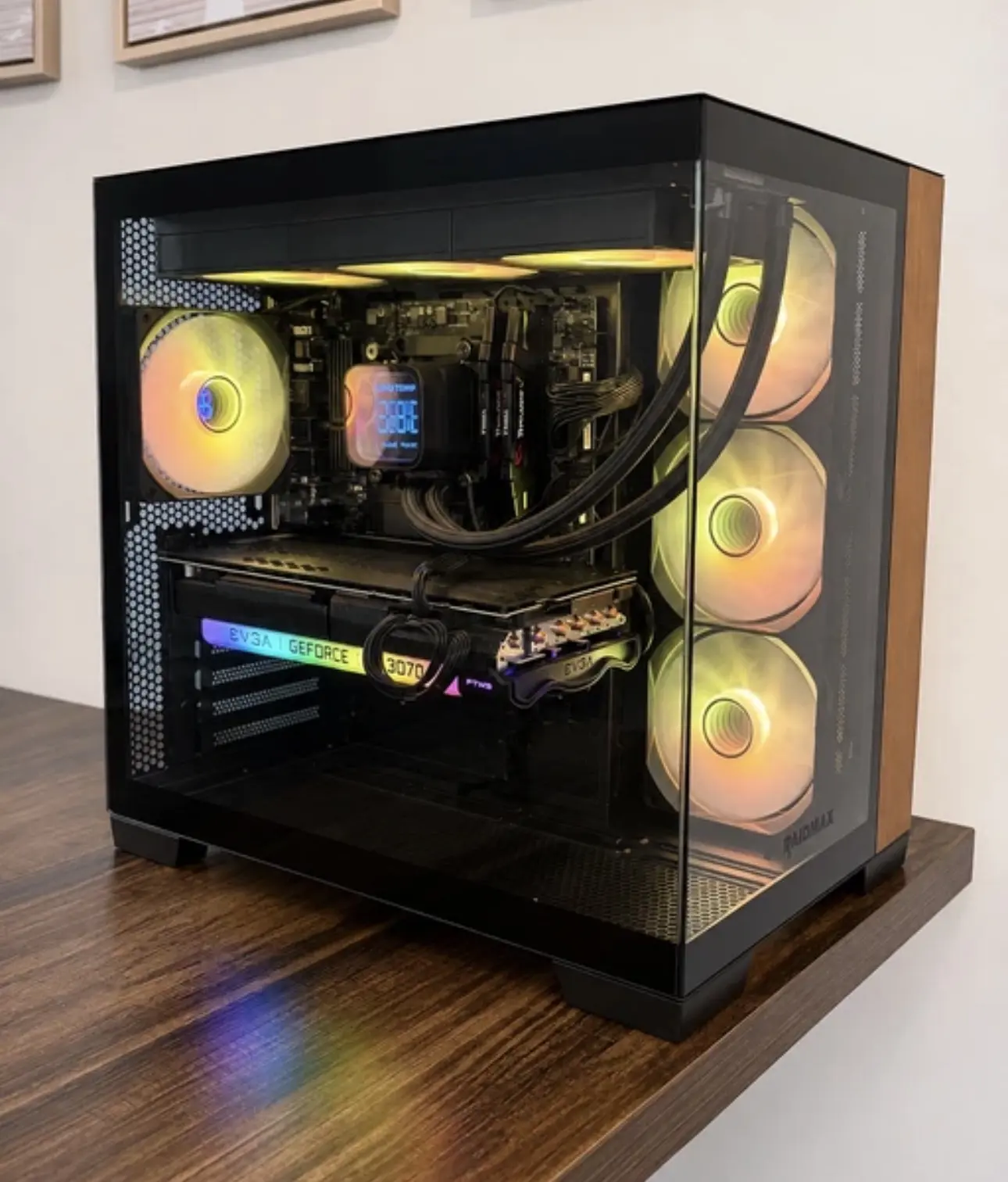 Custom Gaming PC EVGA RTX 3070 FTW3 Ryzen 5 5500 32GB 1TB NVMe WiFi Win11 Pro