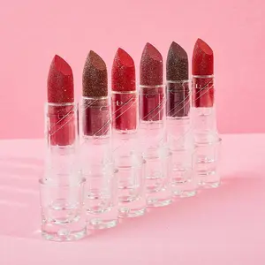 Romantic Beauty Stella Glitter Lipstick, metallic sparkles lipstick, ultra-creamy, shimmer, matte finish. lipstick