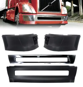 Center and Corner Bumper Set for 2004-2015 Volvo VNL | Replacement Volvo 20470331 82721510 82721512 20470454