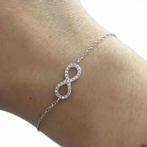 925 Silver Infinity Bracelet