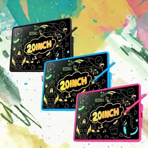 LCD Writing Tablet Doodle Board, 20in Colorful Drawing Tablet Writing Pad, Can Be Used In Various OccasionsSuch As Classrooms, Electronic Notes, Etc, Suitable ForUse By People Aged 3 And Above