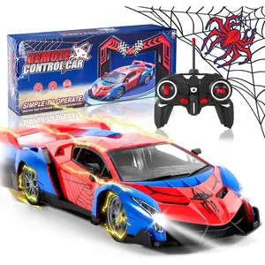 Spider Cars Toys  Remote Control with Lights  Controller, Hobby Racing/Race Electric Vehicle for Kids Ages 48, Birthday Gifts for 3 4 5 6 7 8 12 Year Old Boys Girls Toddlers