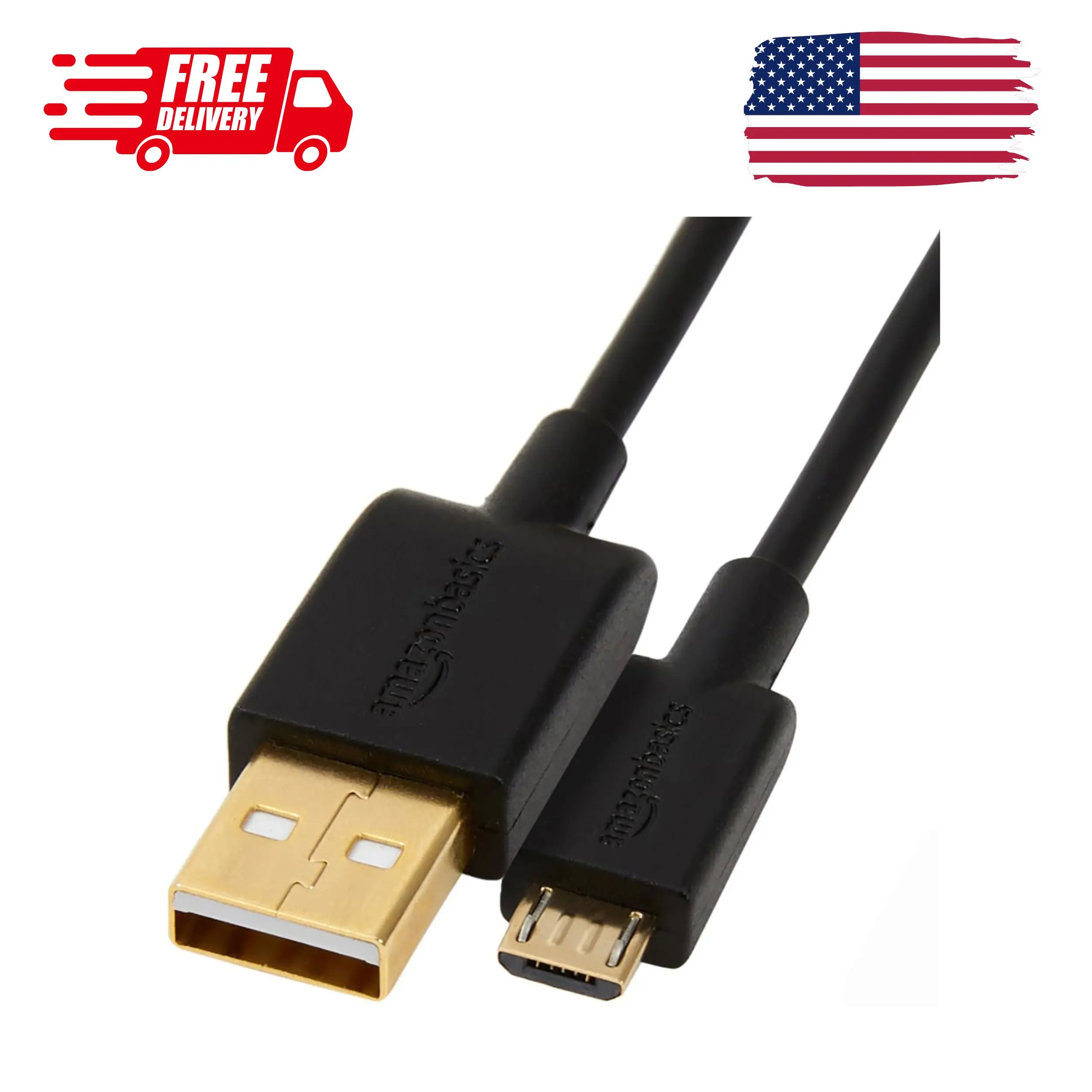 USB-A to Micro USB Charging Cable, 480Mbps Data Transfer Speed