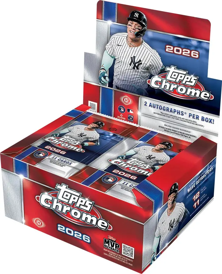 MLB-PYT-018-HALF CASE (4x Boxes) 2026 Topps Chrome Baseball Jumbo