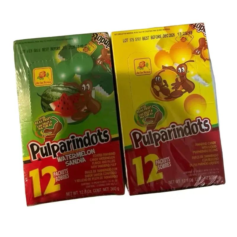 Pulparindo dots candy Tamarindo or watermelon , spicy Pulparindo dots candy Tamarindo or watermelon , spicy