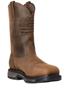 Ariat Men's Workhog&Reg; Patriot Waterproof Western Work Boot Carbon Toe - 10036002