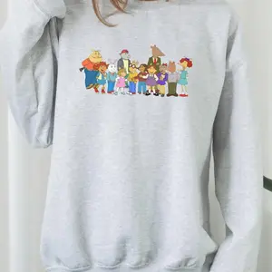 Arthur and Friends, PBS Kids, Unisex Crewneck Sweatshirt, Arthur, 90s Nostalgia, TV, graphic sweatshirt, childhood CMW