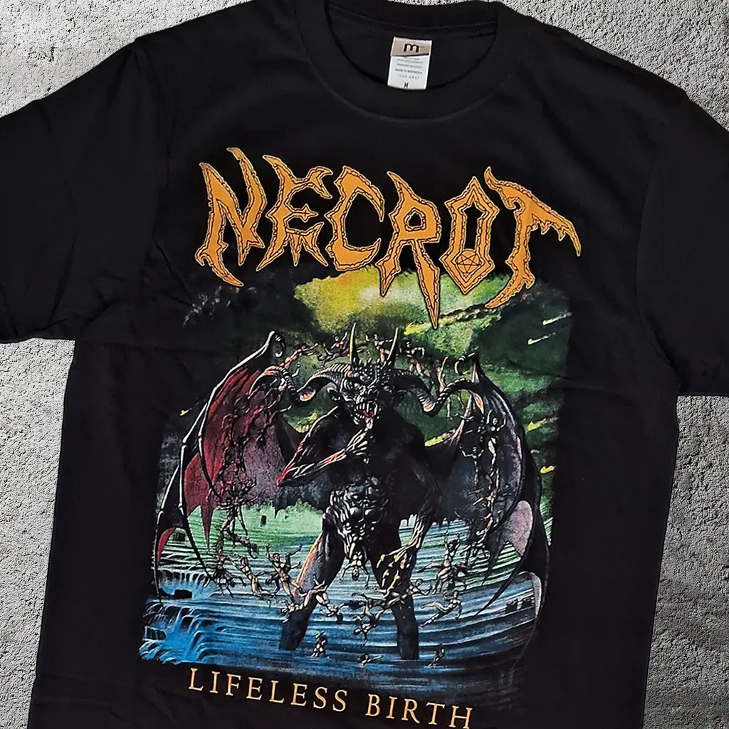 Necrot BAND T-Shirt - LIFELESS BIRTH  T-Shirt S-6XL