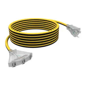 STANLEY® 25FT 3-Outlet Outdoor Extension Cord with Lit Ends