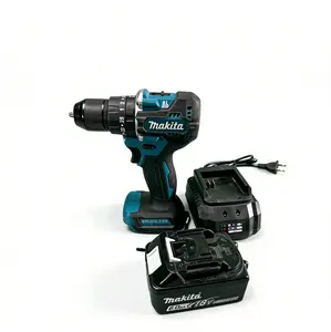 Makita MT487-10 18V Brushless Cordless Drill Driver Compact Power Tool Kit With 6.0Ah Battery Charger For Home Improvement DIY Woodworking