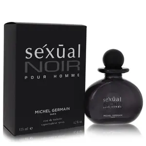Sexual Noir Michel Germain EDT Spray 4.2oz Dark Sensual Masculine Cologne Intense Warm Woody Aromatic Fragrance Long-Lasting Seductive Signature Scent