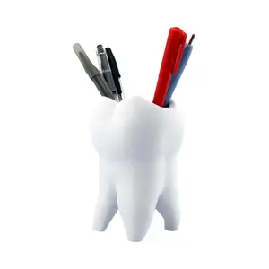 Molar Tooth Pen Holder – 3D Printed Desk Organizer for Dentists, Hygienists & Tooth Lovers