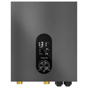 Tankless Water Heater Electric 18KW Instant Hot Water Heater Under Sink, Point of Use Water Heaters with Digital Display for Kitchen Bathroom