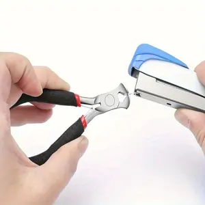 End Cutting Pliers, Nail Puller Tool for Carpenter, End Nippers for Zipper Install Stops, Wire Cutting Pliers, Professional Hand Tools