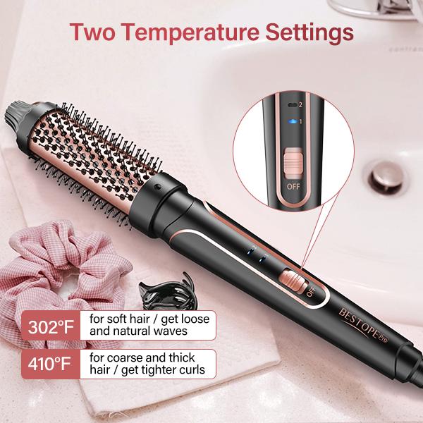 BESTOPE PRO Thermal Brush, 1.5 Inch Heated Round Brush with Detachable Head, Dual Voltage for Travel, Rose Gold Hair Dryer Kit Powerful Hair Dryer Airstyler Personal Care Appliances Hairdryer Fast Drying Powerful Hair Dryer Hair Dryer Kit Plug Pouch BESTOPE PRO Thermal Brush, 1.5 Inch Heated Round Brush with Detachable Head, Dual Voltage for Travel, Rose Gold Hair Dryer Kit Powerful Hair Dryer Airstyler Personal Care Appliances Hairdryer Fast Drying Powerful Hair Dryer Hair Dryer Kit Plug Pouch