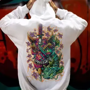 Soft Oversized Men Dagger Hoodie - Casual Menswear Tops