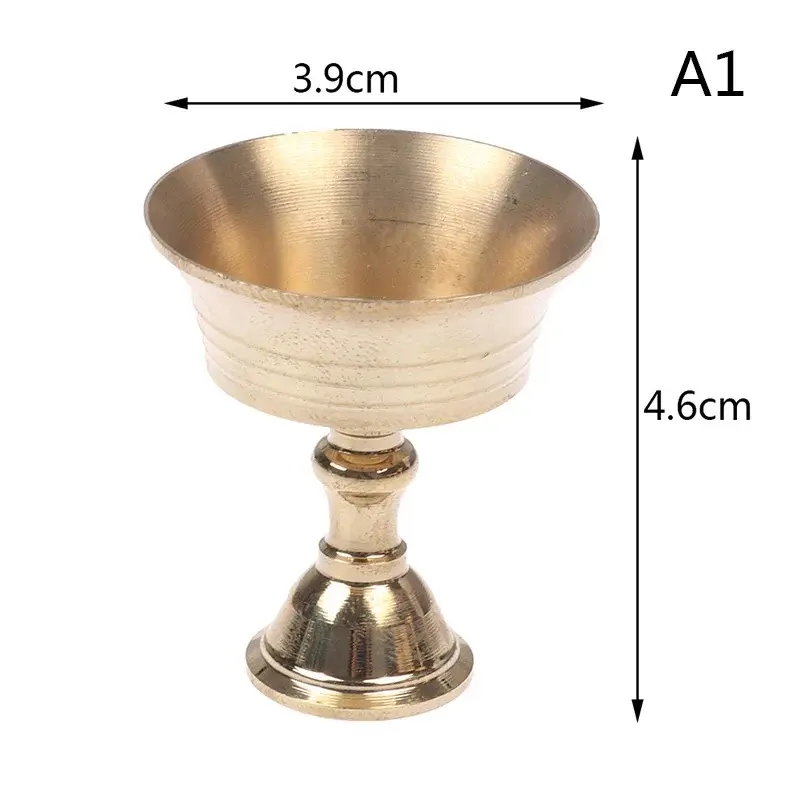 GOLDEN COPPER ALLOY OIL LAMP HOLDER