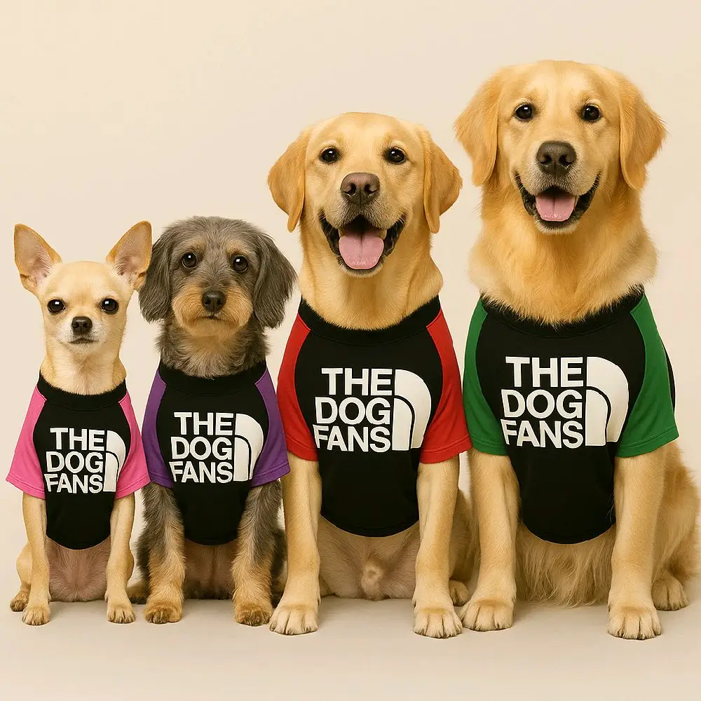 Dog T-Shirt – Quick Dry, Soft Stretchy, Lightweight & Breathable Summer Wear for Small & Big Dogs, Machine Washable Costumes Clothes