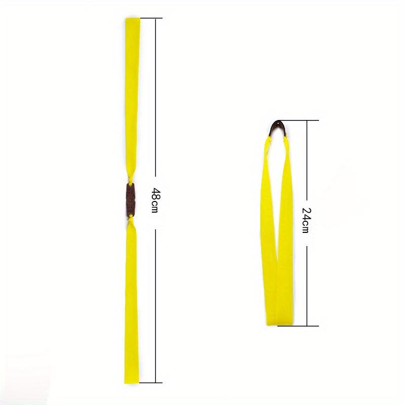 10 pcs high-quality latex third-generation slingshot flat rubber belt frame, slingshot replacement strap - anti slip, high elasticity, durable thick, sturdy, wide hunting and fishing, outdoor antifreeze thickening rubber belt