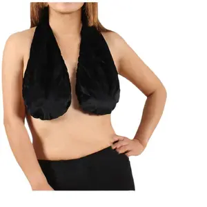 Large Size Bra Towel Bath Towel, Absorbent Drying Towel, Neck Bag Chest Tie Halter Wrap, Breast Halter Lactation Towel, Bra Neckline for Beach, Hanging Neck Wrap, 100cm