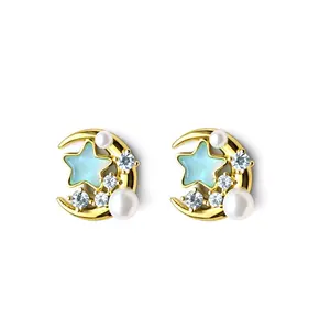 Moon Sparkling Earrings