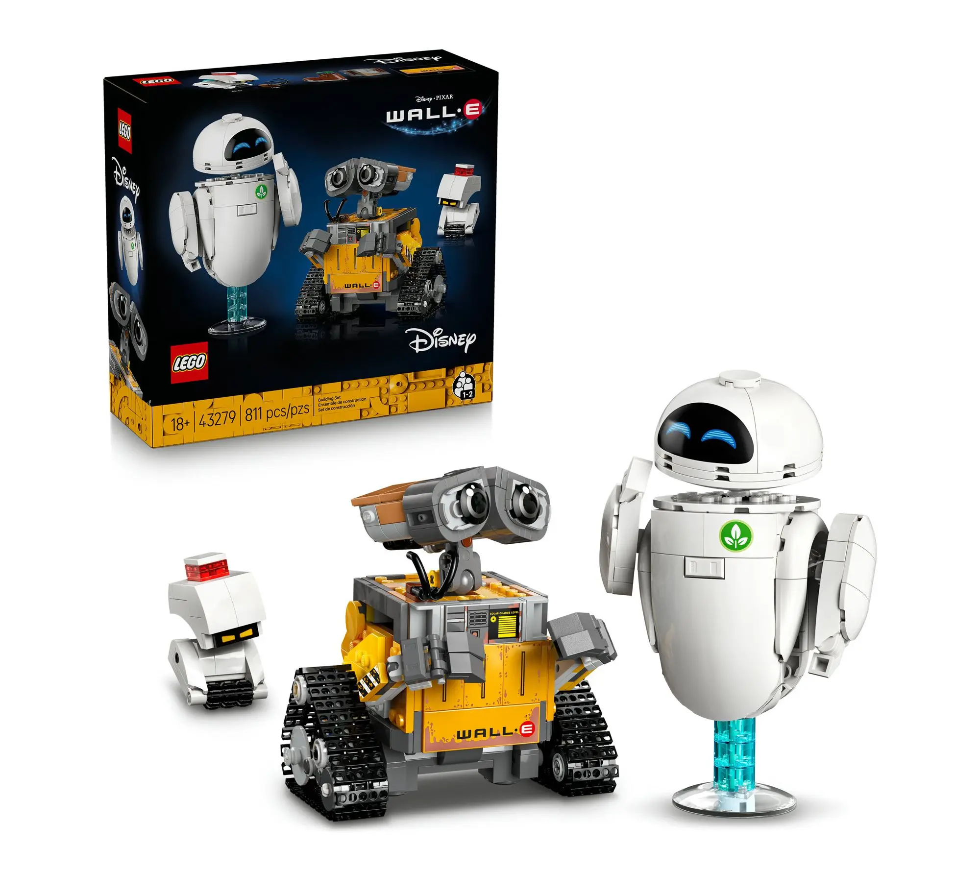 LEGO Disney and Pixar WALL-E and EVE Animated Movie Building S LEGO Disney and Pixar WALL-E and EVE Animated Movie Building S