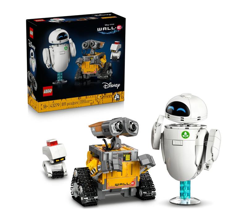 LEGO Disney and Pixar WALL-E and EVE Animated Movie Building S