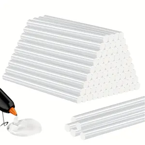 12 Mini Hot Glue Sticks Compatible with Most Hot Glue Guns, Multi-Purpose for Art Craft DIY Projects, Transparent High Viscosity Strong Adhesive Eco-Friendly