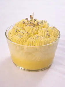 Golden Crown Charm Candle