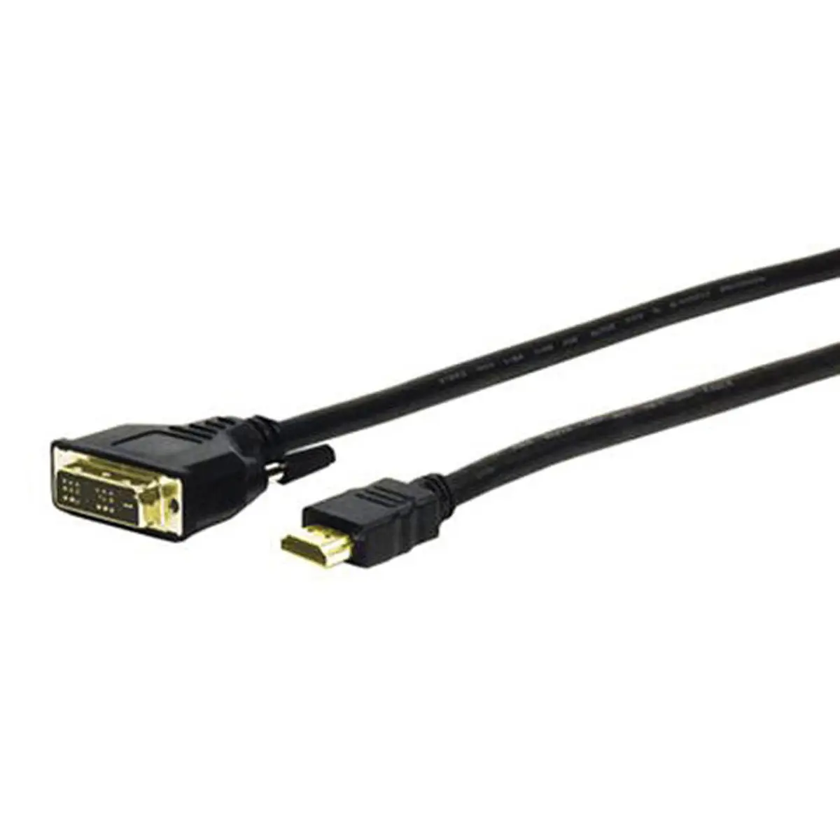 6' Standard Series HDMI to DVI Connector Cable - Up to 10.2 Gbps Bandwidth, Compatible with Projector, LCD Devices & Audio Video Accessories, Dvd