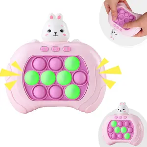 Children Early Education Intelligent Push Game Machine, Press Kill Mouse Pioneer, Cute Anti-Stress Hamster Toy Kawaii Squishies (no Battery Included)